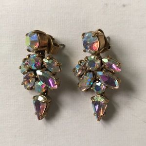 J.crew Rainbow Hologram Drop Earrings